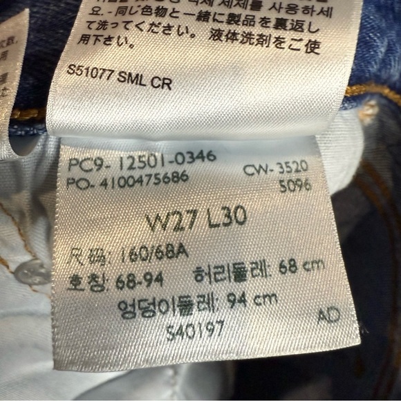 Levi's Premium 501 Blue Jeans size W27 L30 - Picture 8 of 13